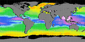 Sea surface density, May 2013