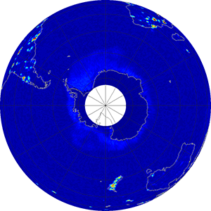 Global radiometer percent rfi, December 2011