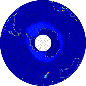 Global radiometer percent rfi, June 2012