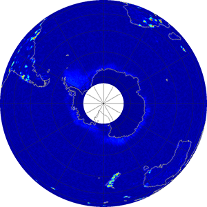 Global radiometer percent rfi, January 2013