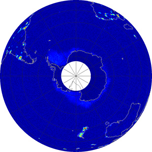 Global radiometer percent rfi, March 2013