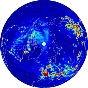 Global radiometer percent rfi, October 2013