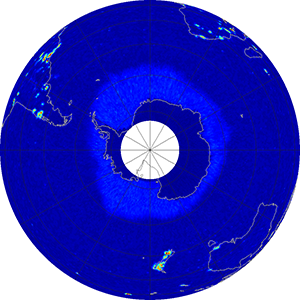 Global radiometer percent rfi, September 2014