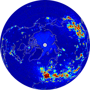 Global radiometer percent rfi, November 2014