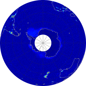 Global radiometer percent rfi, March 2015
