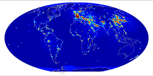 Global radiometer percent rfi, May 2014