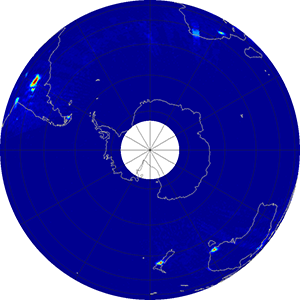 Global scatterometer percent rfi, September 2011